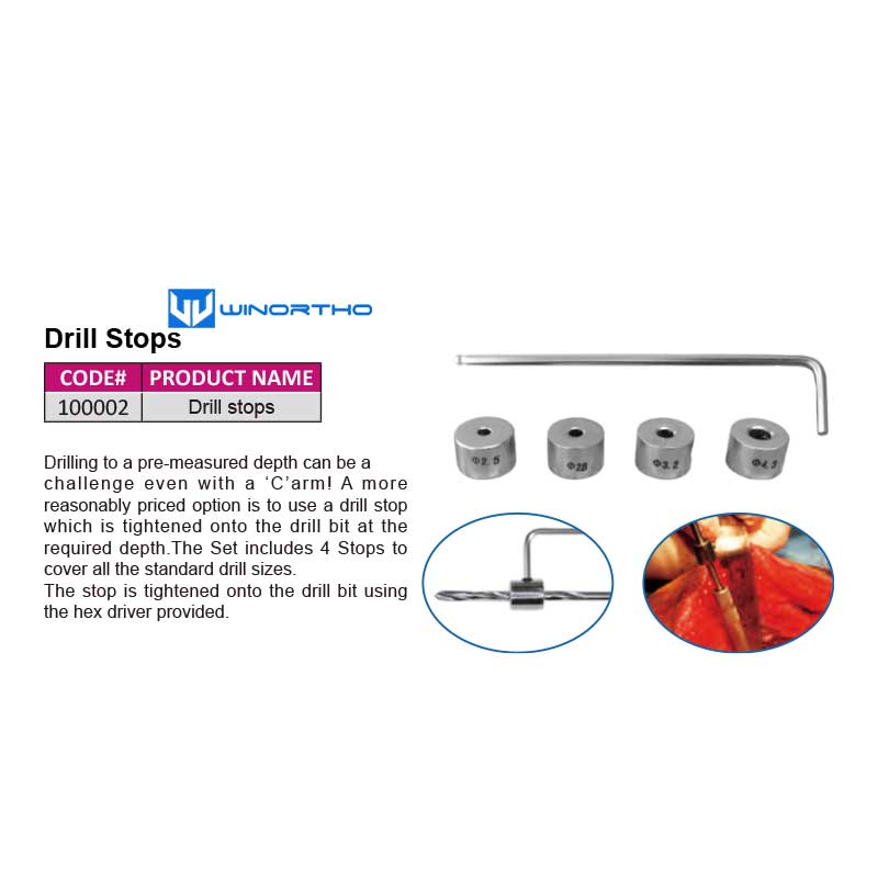 Drill Stops ORTHOPEDIC INSTRUMENTS VET PET animals tools ao