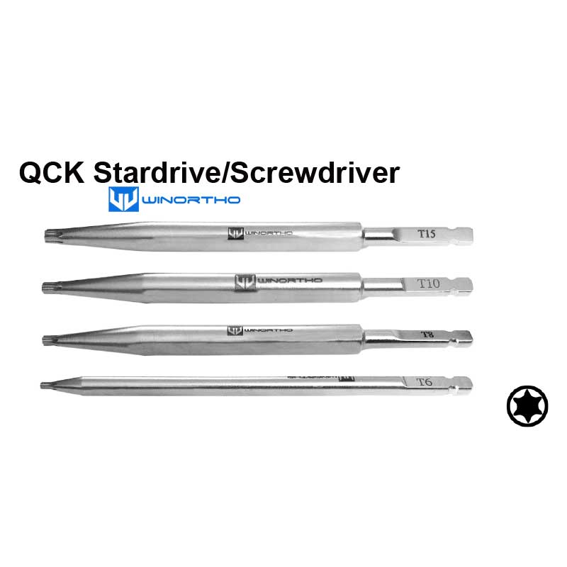 QCK Stardrive/Screwdriver AO winortho vet veterinaty bone screws plates pet animals dog cat tools