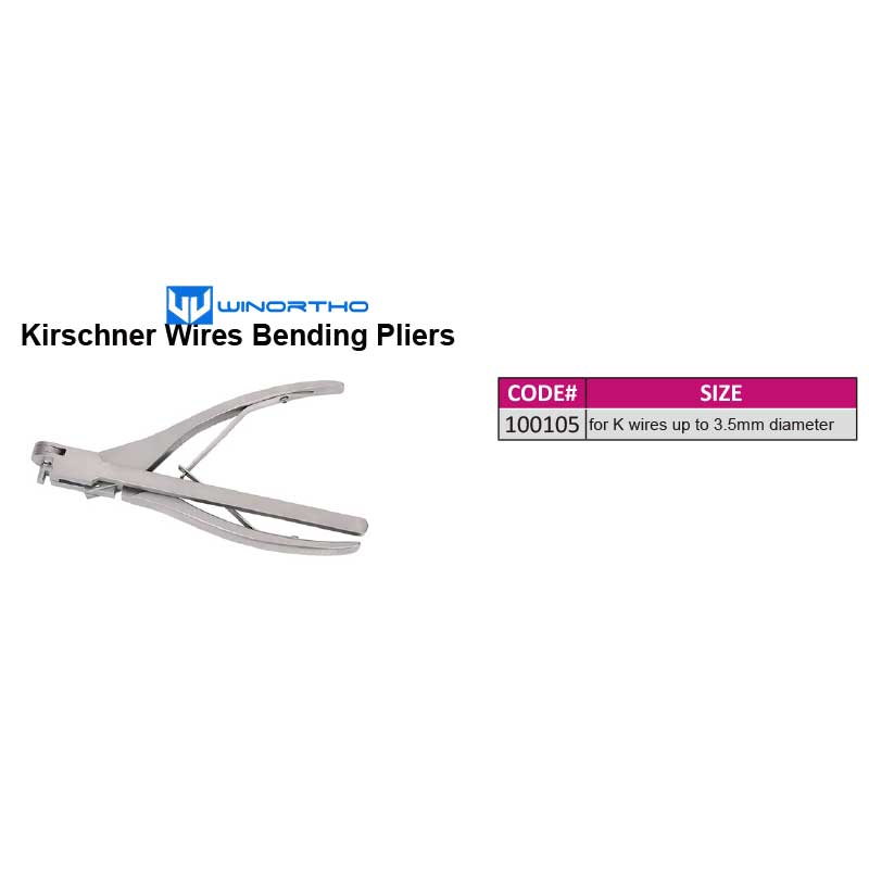 Kirschner Wires Bending Pliers for K wires up to 3.5mm diameter vet veterinary orthopedic instruments pet animals surgical tools