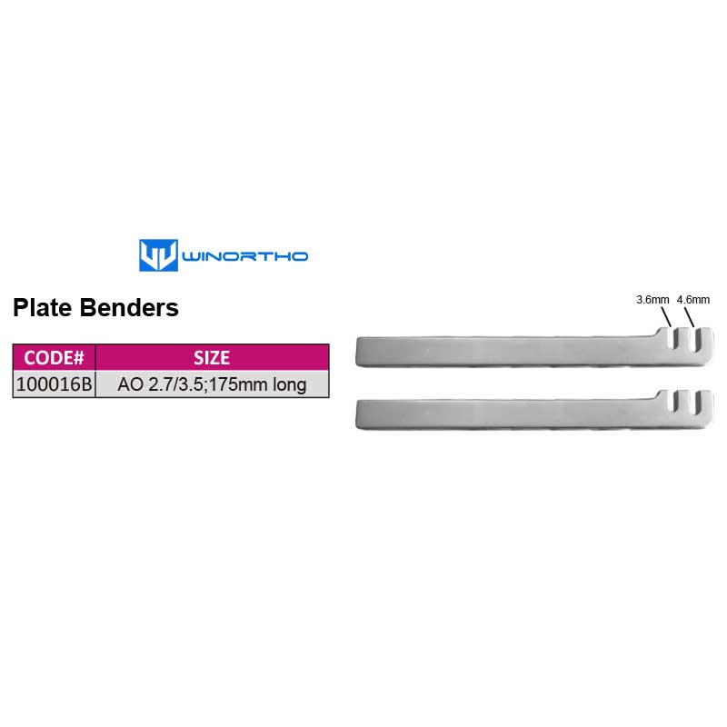 Plate Benders AO 2.7/3.5;175mm long orthopedic instruments pet animals tools