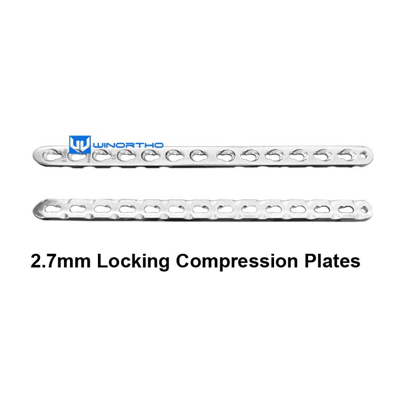 2.7mm LCP 316LVM stainless steel compression locking bone plates screws ao vet pet animall tools veterinary orthopedic winortho