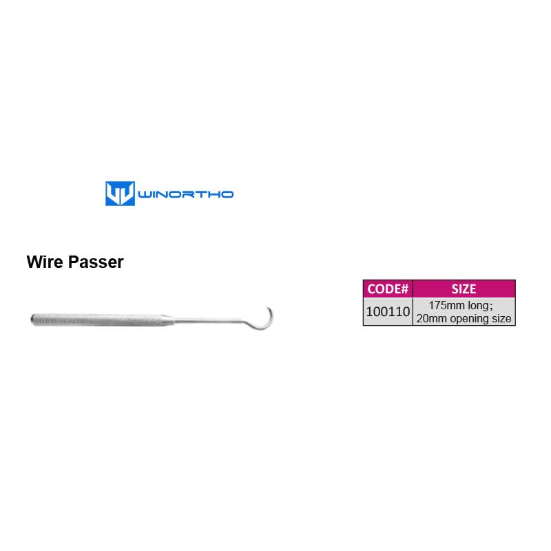 Wire Passer vet veterinary orthopedic instruments implants ao pet animals surgical tools medical bone plate screws winortho