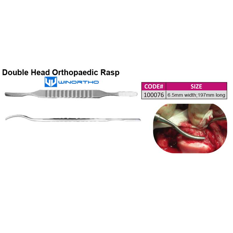 Double Head Orthopaedic Rasp VET veterinary orthopedic instruments surgical tools pet animals tools AO