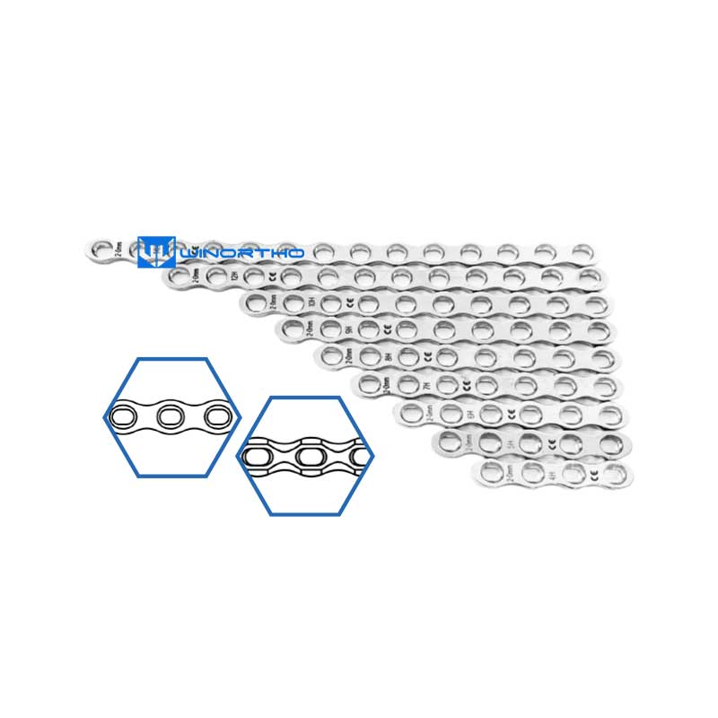 2.0mm dcp compression plate cuttable reconstruction bone screws pet vet animals orthopedic instruments tools