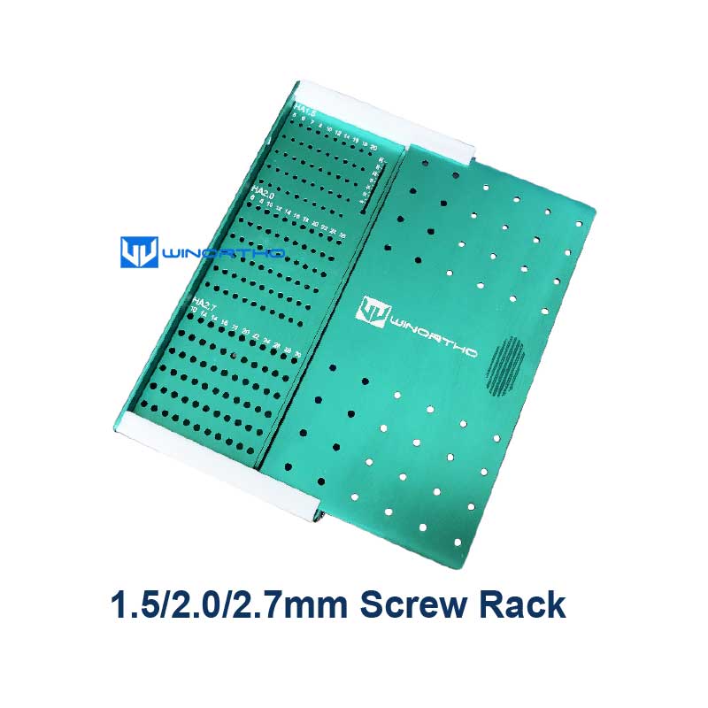 1.5/2.0/2.7mm Screw Rack box sterilization case vet pet animals veterinary bone screws surgical equipment