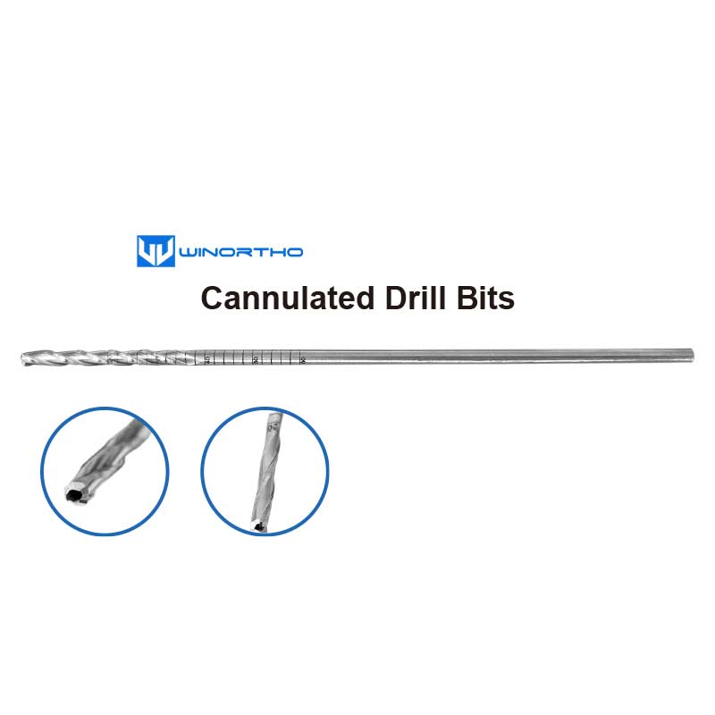 Cannulated Drill Bits orthopedic drill bits vet veterinary orthopedic instruments pet animals surgical tools