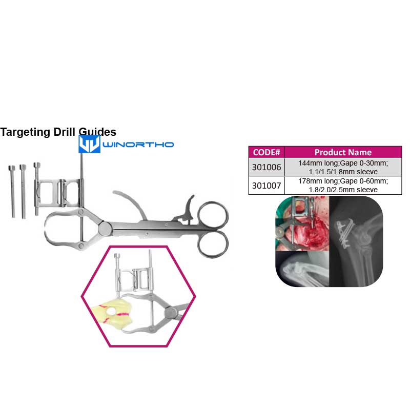 Fine touch locking veterinary orthopedic instruments vet pet animal bone plate screws