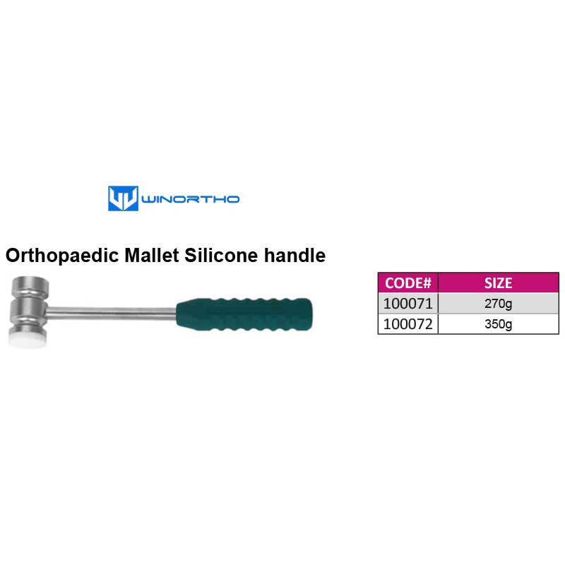 Orthopaedic Mallet Silicone handle VET veterinary orthopedic instruments pet animals bone screws plates winortho AO