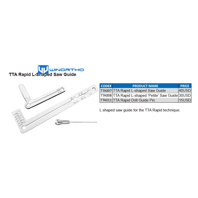 TTA Rapid L-Shaped Saw Guide Lever Spreader Cage Universal
