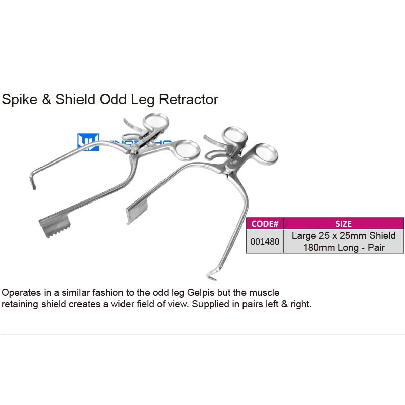 Spike & Shield Odd Leg Retractor