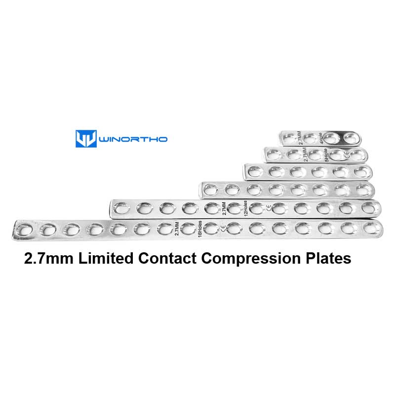 2.7mm Compression Plates-Low Contact vet pet animals toy dog cannie feline veterinary orthopedic instruments ao synthes