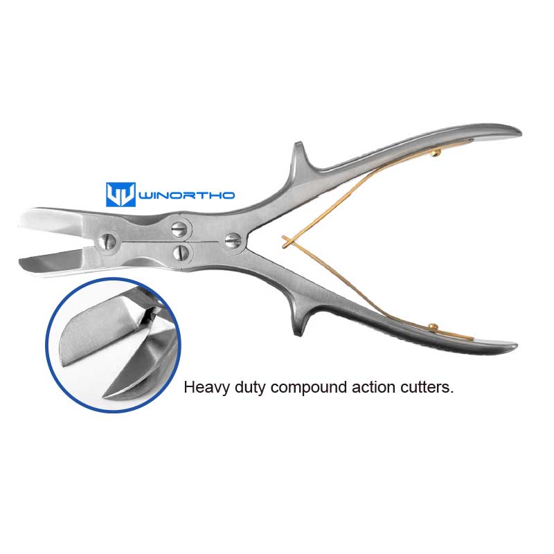 Liston Bone Horsley Cutter vet veterinary orthopedic instruments tools  animals pet bone screws pins alps tplo