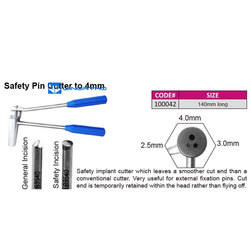 Safety Pin Cutter to 4mm vet veterinary orthopedic instruments pet animals surgical tools medical winortho