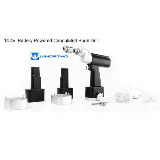14.4v battery powered cannulated bone drill vet veterinary orthopedic instruments pet animals dog surgical winortho AO