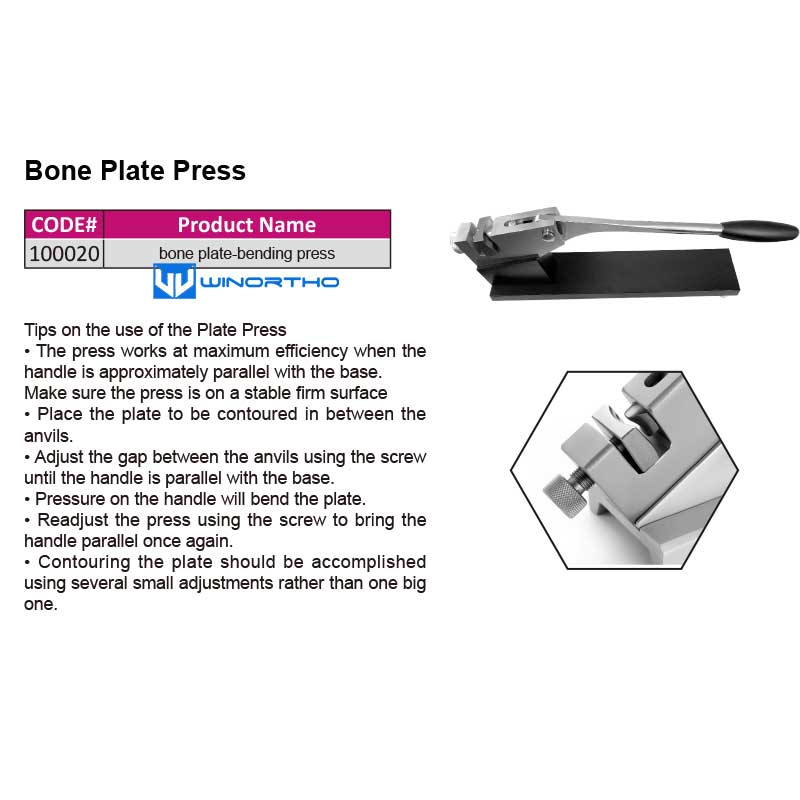 Bone Plate Press Bending pliers ao vet veterinary orthopedic instruments pet animals tools