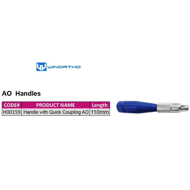 AO Handles Handle with Quick Coupling winrotho vet veterinary orthopedic instruments animals