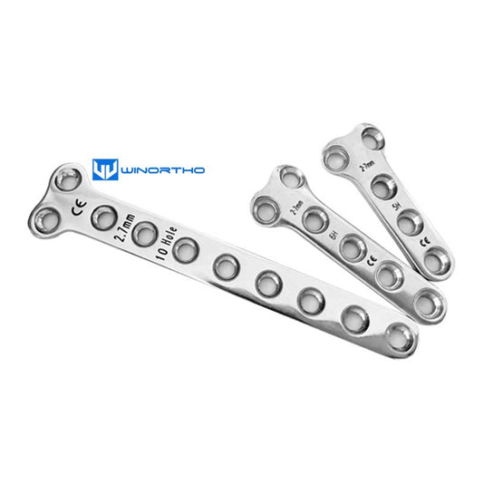 2.7mm ‘T’ Plates Compression - Low Contact pet vet animal veterinary orthopedic instruments