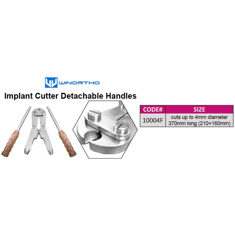 Implant Cutter Detachable Handles vet pet animals orthopedic instruments surgical tools alps tplo tta ao synthes