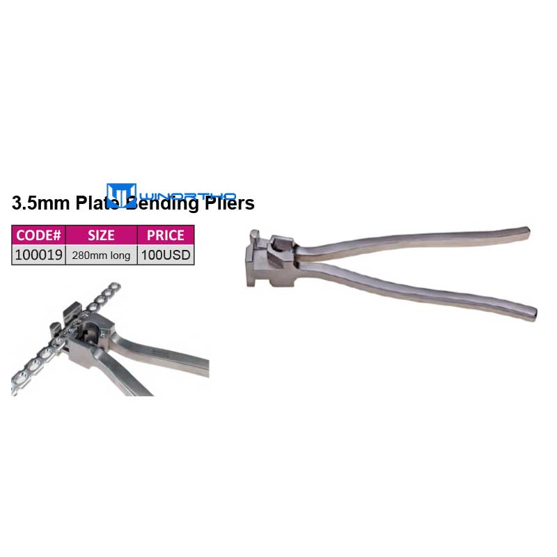3.5mm Plate Bending Pliers IRONS veterinary orthopedic instruments pet animals bone screws