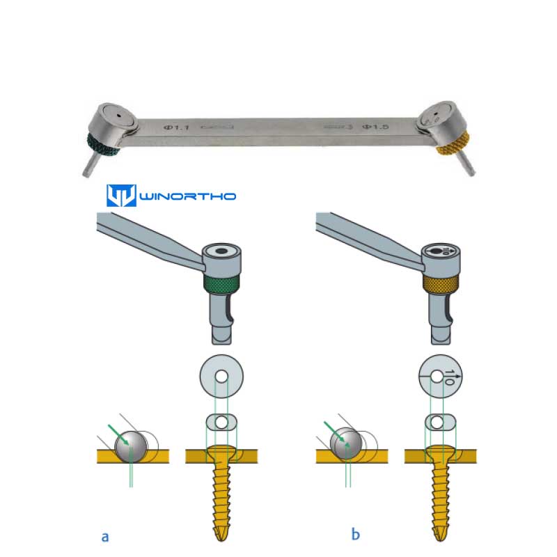 DCP Drill Guides,neutral and load VET veterinary otthopedic instruments animals dog cat pet supplies winortho