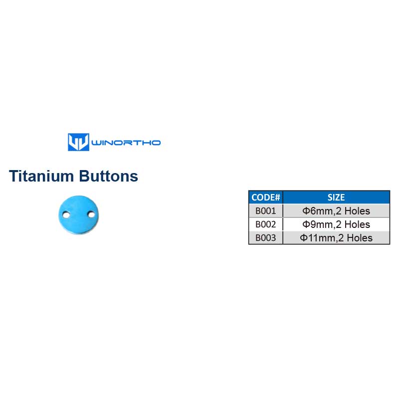 Titanium Buttons Toggle Pins,Sture Buttons veterinary orthopedic instruments pet animals tools