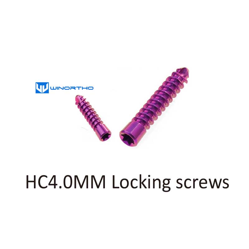 HC4.0MM Locking screws alps locking plate prcl winortho veterinary vet pet tools orthopedic instruments