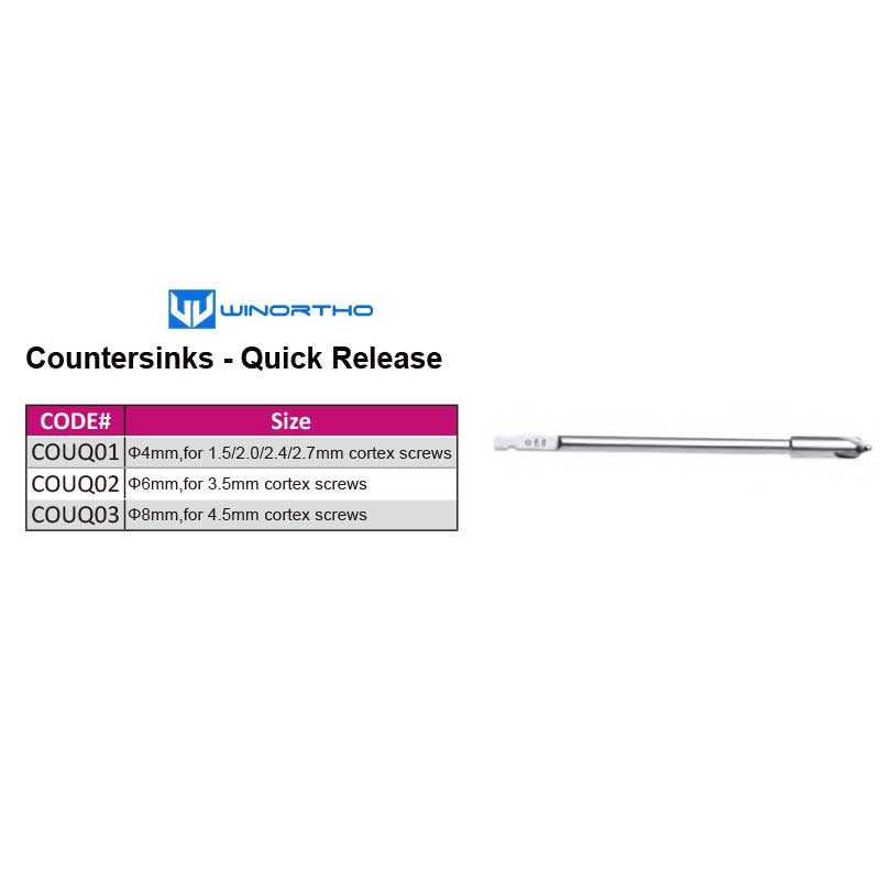 Countersinks - AO Quick Release Fit vet veterinary orthopedic implants instruments pet animals tools surgical
