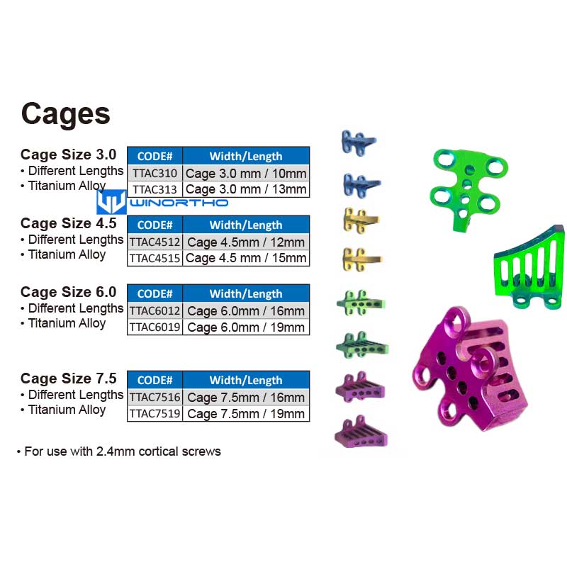 TTA cages Tibial Tuberosity Adacancement(TTA) System animals pet vet veterinary orthopedic bone plate