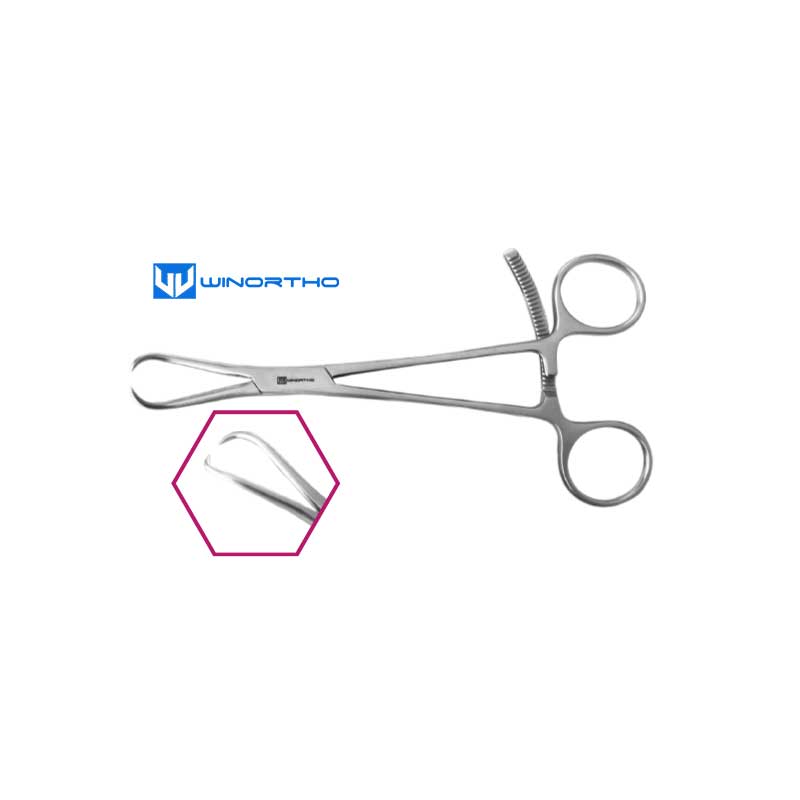 Pointed Reduction Forceps 160mm long;Maximum opening 26mm ao vet animals pet orthopedic instruments winortho
