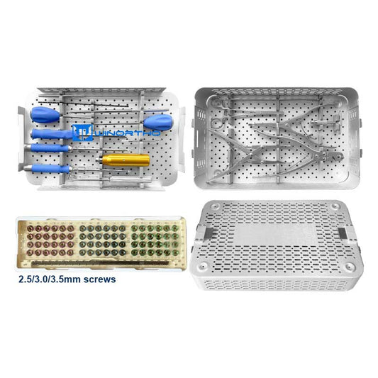 Spine fusion isntrumentation Veterinary Instrument pedicle screws small animal orthopedic surgical plates tplo vet  tool pet