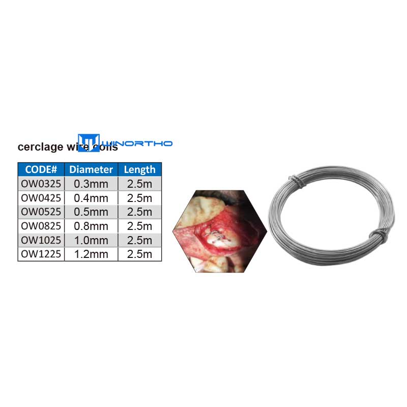 cerclage wire coils vet veterinary orthopedic instruments pet animals dogs tools