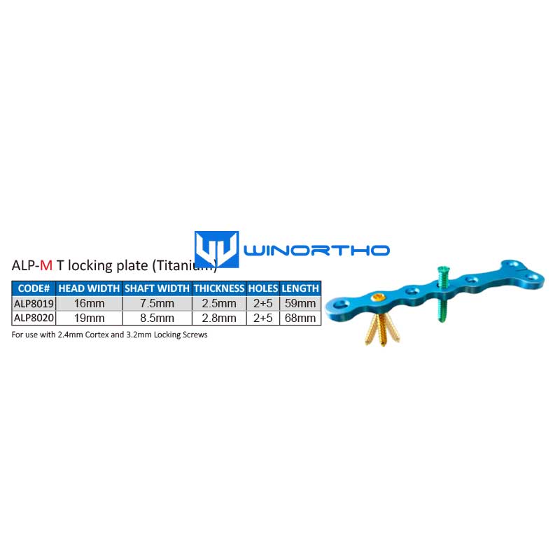 ALPS Locking Plate system T VET veterinary orthopedic instruments pet animals bone plate kyon prcl winortho tools