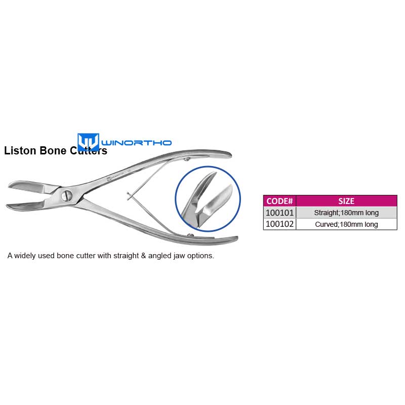 Liston Bone Horsley Cutter vet veterinary orthopedic instruments tools  animals pet bone screws pins alps tplo