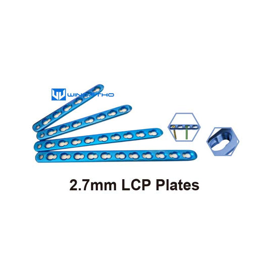 2.7mm LCP Plates Locking Compression SYSTEM ao titanium vet veterianry pet animals