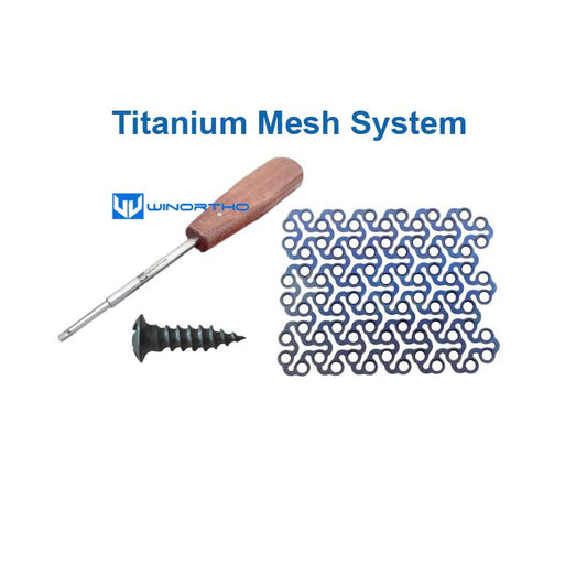 Titanium Mesh System vet veterinary orthopedic instruments pet animals surgical tools bone screws plate