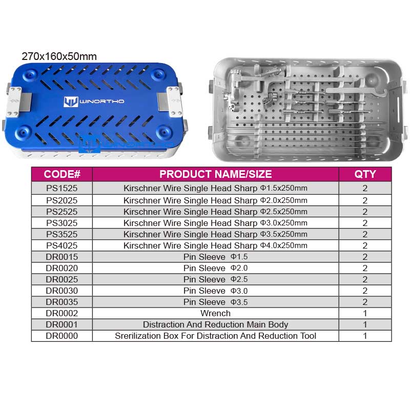 Distraction And Reduction system set For Fractures And Osteotomy vet veterinary orthopedic instruments reduction forceps pet animals dog surgical tools