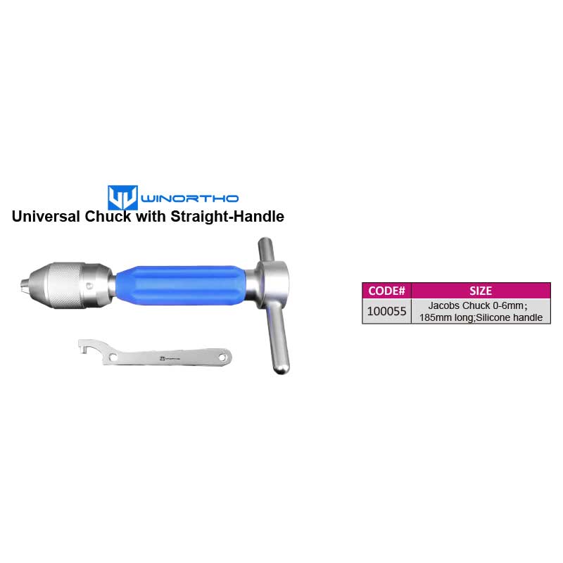 Hand chuck with straight  T handle VET veterinary orthopedic instruments pet surgical tools