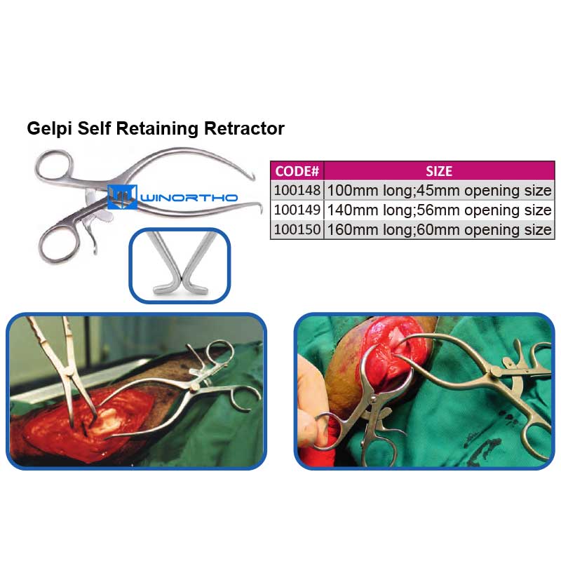 Gelpi Self Retaining Retractor vet veterinary orthopedic instruments pet animal surgical tools
