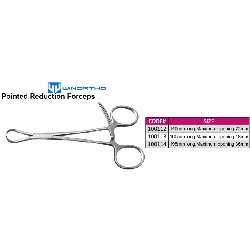 Pointed Reduction Forceps AO VET veterinary orthopedic instruments pet animals surgical tools