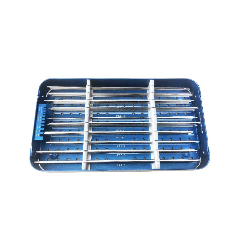 Kirschner Wires sterilization box 275x155x35mm vet veterinary orthopedic instrument bone screw case racks