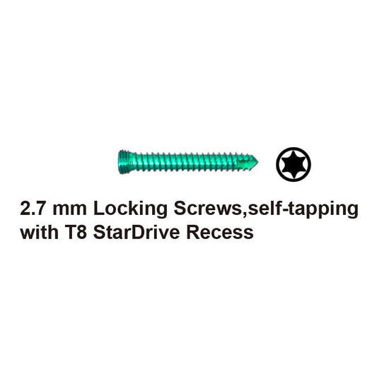 2.7mm ao titanium locking screws pet animal vet veterinary orthopedic winortho