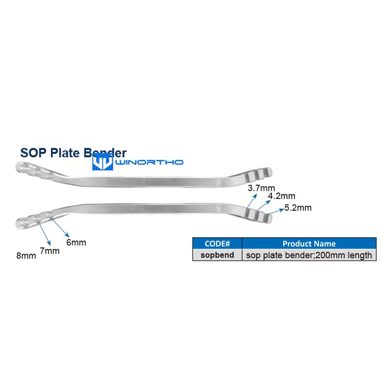 SOP PEARL SYSTEM Bending pliers irons veterinary orthopedic instruments pet animal tools bone plate screws