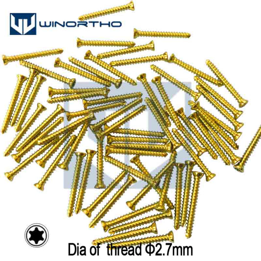 2.7mm cortex screws titanium alps locking plate tplo AO winortho veterinary cortical instruments