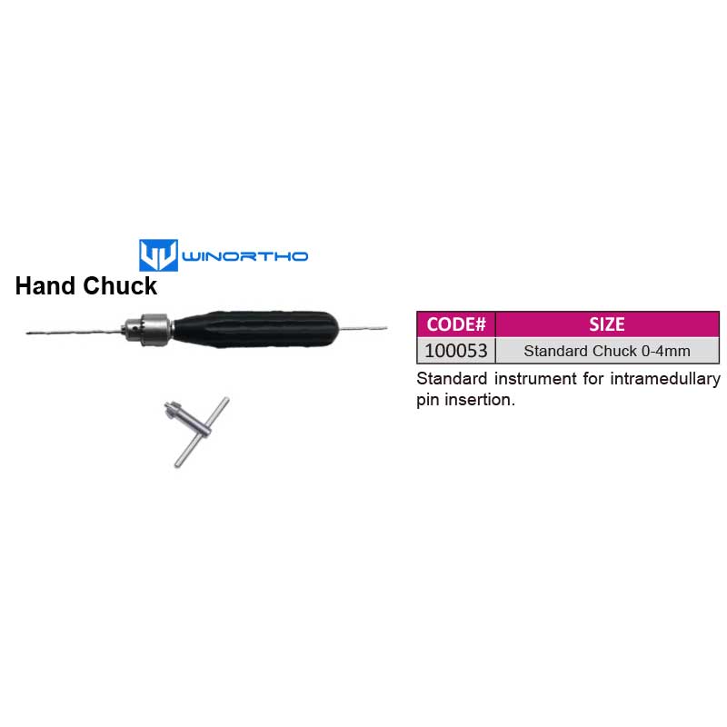 Hand Chuck Standard Chuck 0-4mm instrument for intramedullary pin insertion vet veterinary orthopedic screws bone plates pet animals