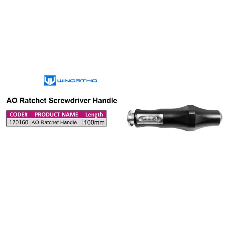AO Ratchet Screwdriver Handle winortho vet veterinary orthopedic instruments