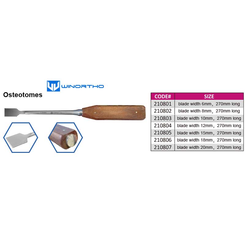 Osteotomes Bone chisel vet veterinary orthopedic instruments pet animals bone screws plates ao winortho