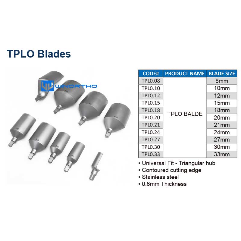 TPLO saw blades veterinary orthopedic instruments animals  JIG System pet