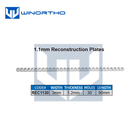 1.1mm reconstruction plate vet veterinary orthopedic instruments bone plate locking screws pet Exotic pet