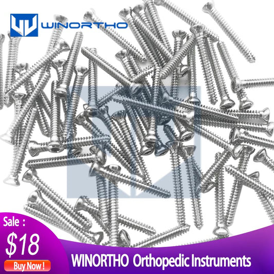 2.7mm cortical screws vet veterinary Exotic pet orthopedic instruments bone locking plate compression ao